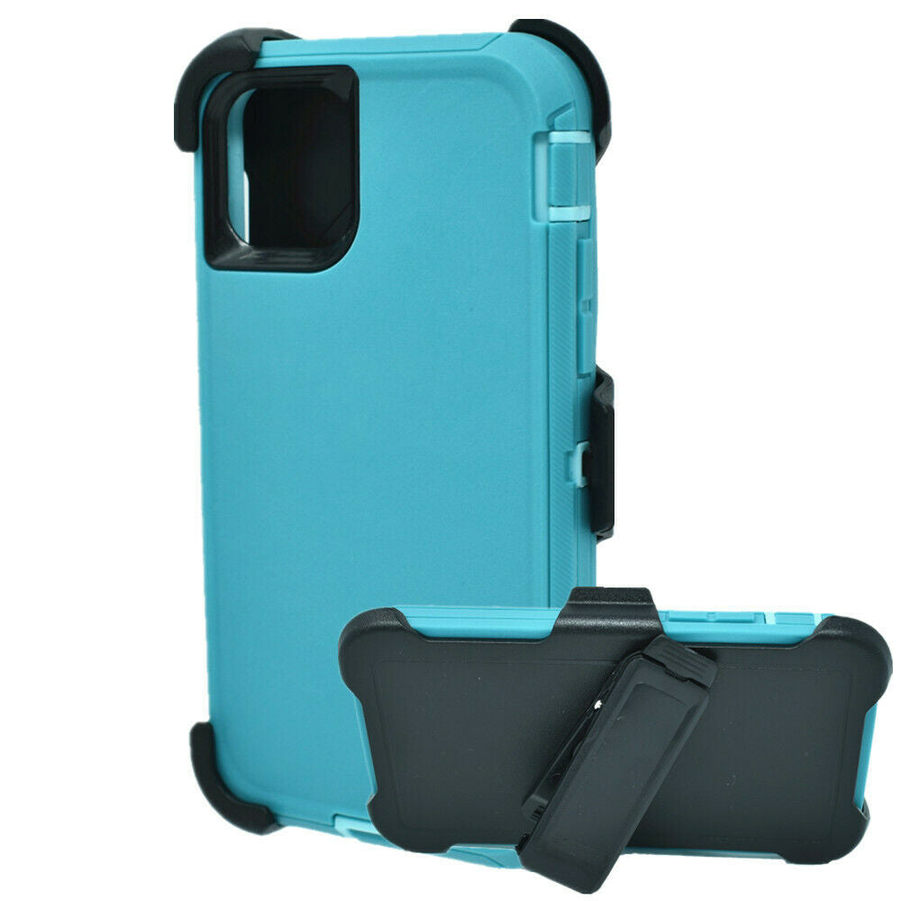 Heavy Duty Armor Robot Case with Belt Clip, Shockproof Protection, Hybrid TPU PC Shell – For Apple iPhone 16