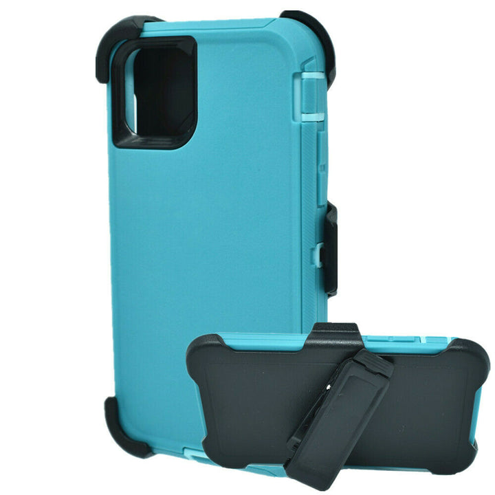 Heavy Duty Armor Robot Case with Belt Clip, Shockproof Protection, Hybrid TPU PC Shell – For Apple iPhone 16